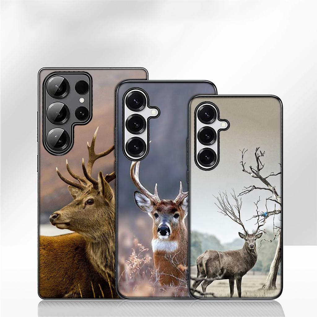 Deer Hunting Phone Cover Case for Apple iPhone 16 15 14 Plus 13 12 Mini 17 Pro Max + 16E Air 16+ ProMax Casing