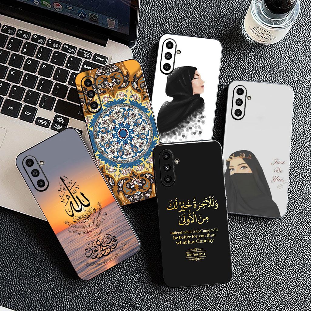 Muslimah Arabic Islamic Muslim Casing Phone Cover for OPPO A38 A18 A17 A40 A60 A80 A16 A78 A79 A54 A15 A57 4G 5G Soft Case