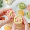 Flower Shaped Mooncake Molds Rabbit Pattern Mooncake Stamp Household   Baby Complementary Food