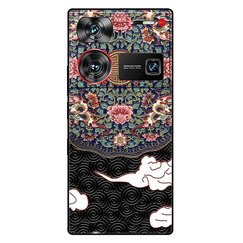 For ZTE Nubia Z60 Ultra 5G Case Silicon Fashion Space Wolf TPU Painted Coque Funda for Nubia Z60Ultra 5G NX721J Cover Protective