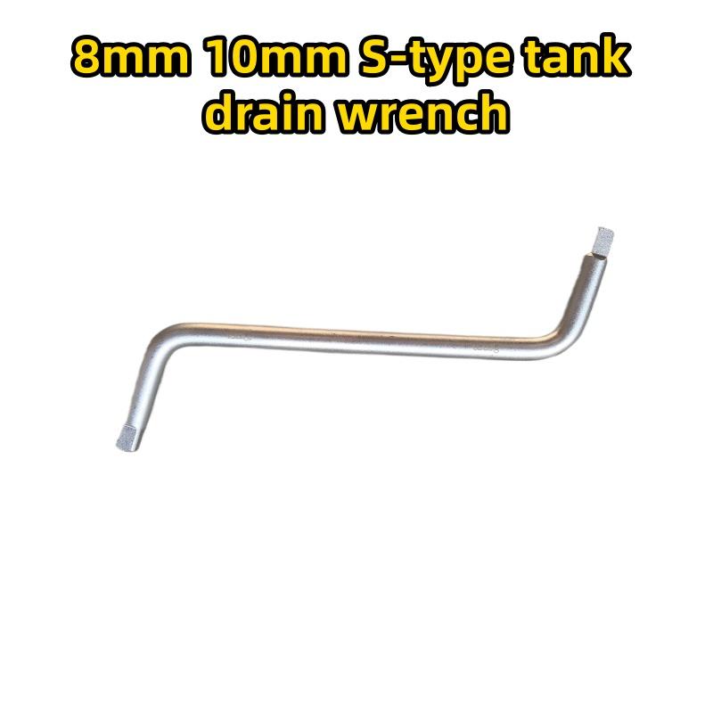 Narzędzia do konserwacji samochodu 8 mm 10 mm Klucz do nakrętki miski olejowej Kwadratowy napęd Klucz samochodowy i do skrzyni biegów Spuszczanie/zalewanie Trwała metalowa konstrukcja