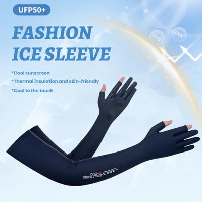 1 Paar UV-beständige Sonnenschutz-Armstulpen, atmungsaktiv, feuchtigkeitsableitend, superweich, elastisch, kühlende Kompressions-Armstulpen, Sommerhandschuhe