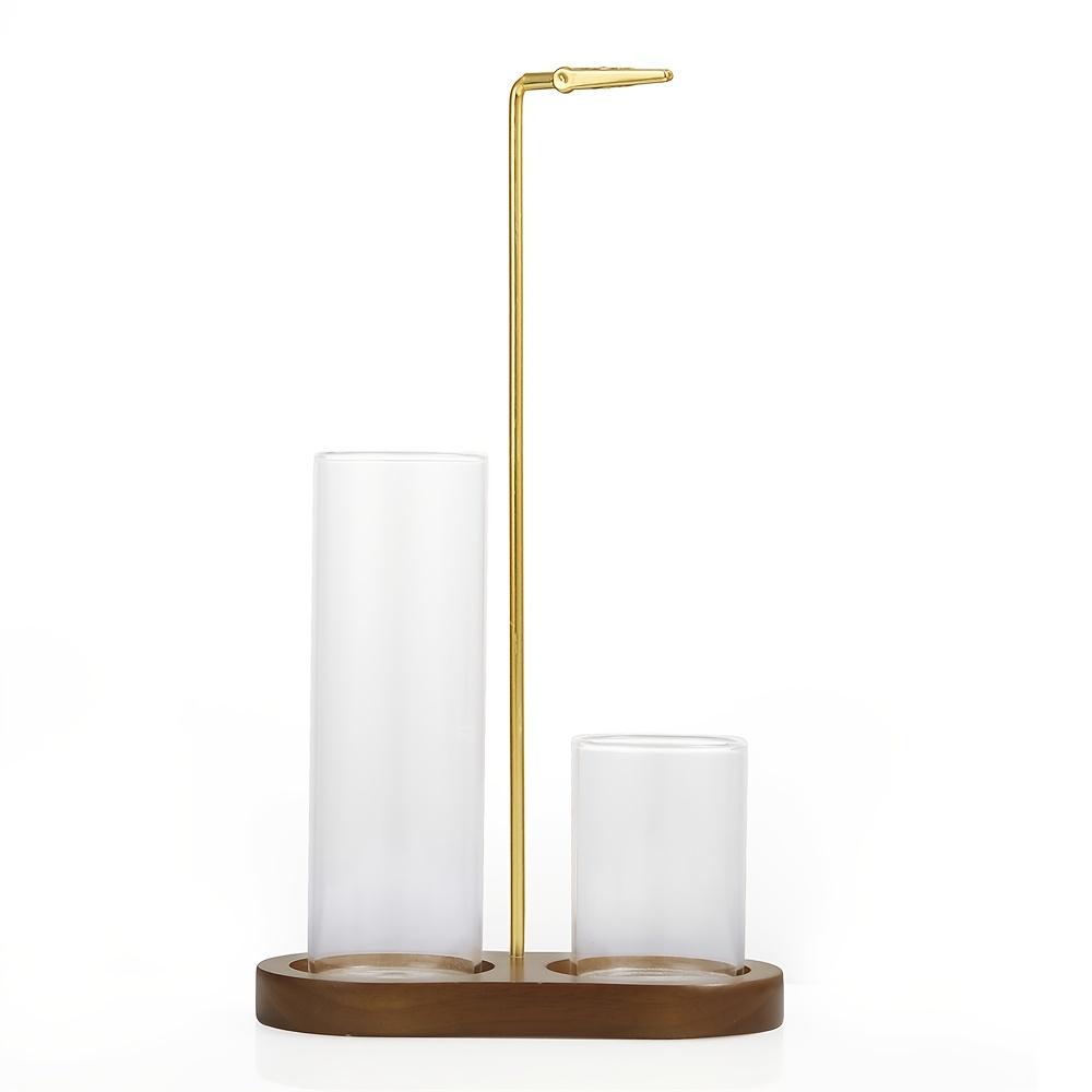 2-in-1 Incense Candle Stand Anti Fly Ash Incense Burner Detachable Glass Ash Plate Incense Candle Storage,Meditation Incense Furniture Home Ornament