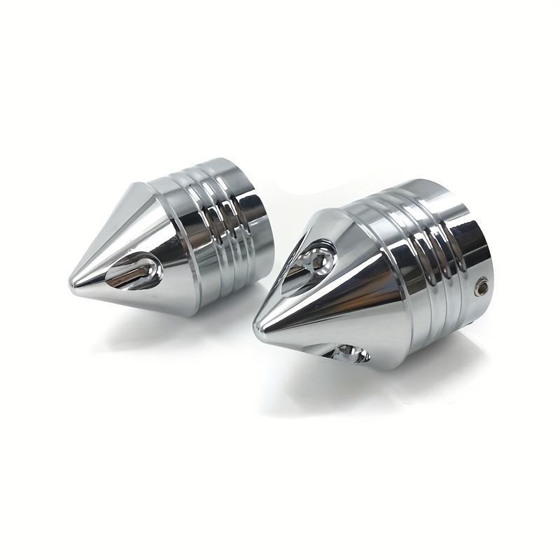 

2 шт. Алюминиевые колпачки болтов гайки передней оси мотоцикла с ЧПУ для Sportsters, Electra Glides, Forty-Eight, Road King - Прочные, Антикоррозийные