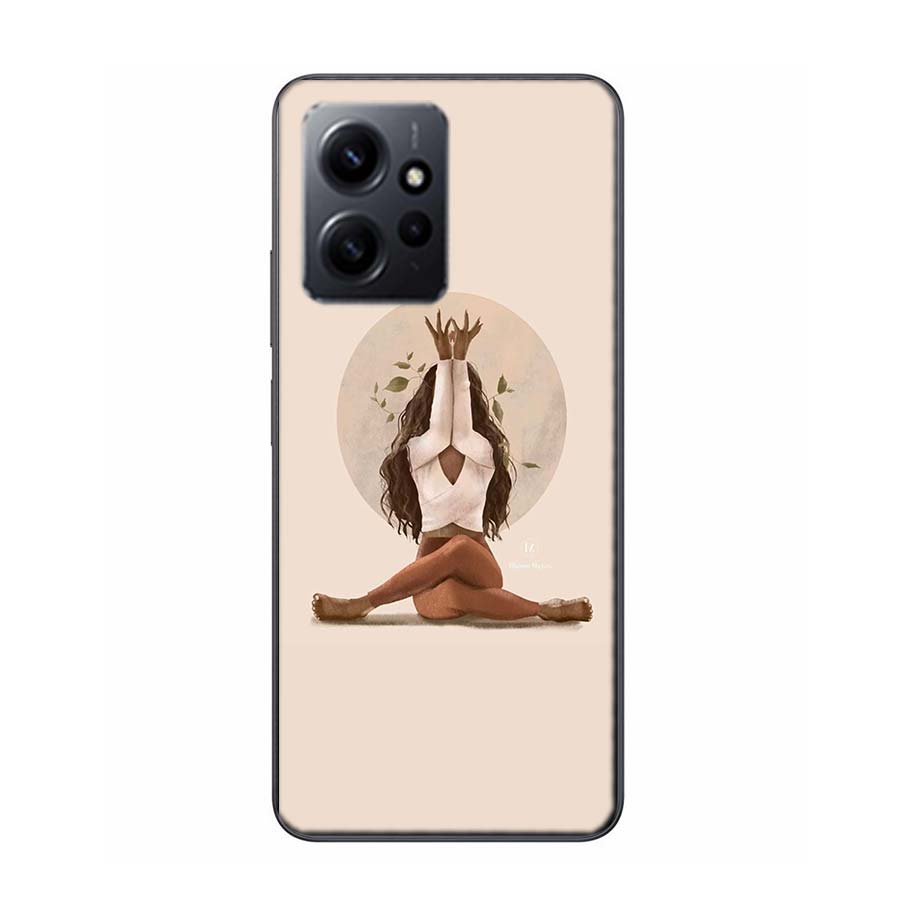Hot Sell Yoga Namaste Phone Case For Redmi 12 13C 12C 15C 9 10 10C Note 13 Pro Plus 14 15 Pro 9T 9C 9A TPU Soft Cover Clear Cell