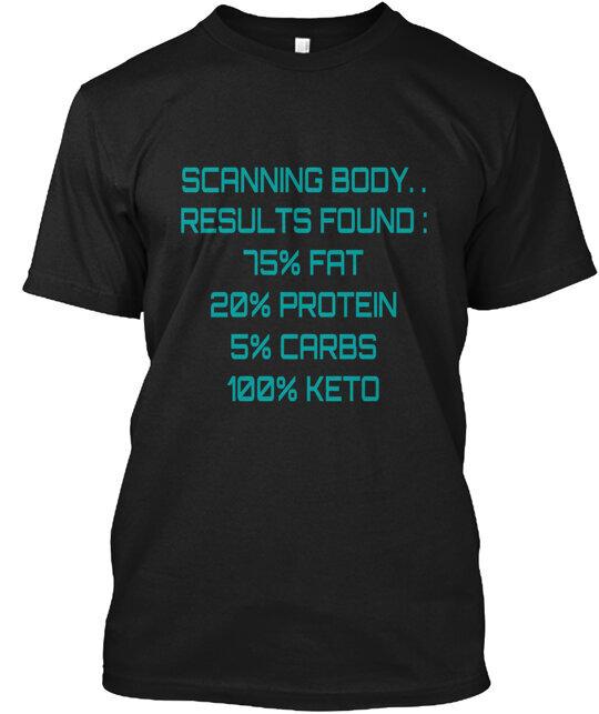 100% кето-футболка Сделано в США Размеры от S до 5XL 4XL