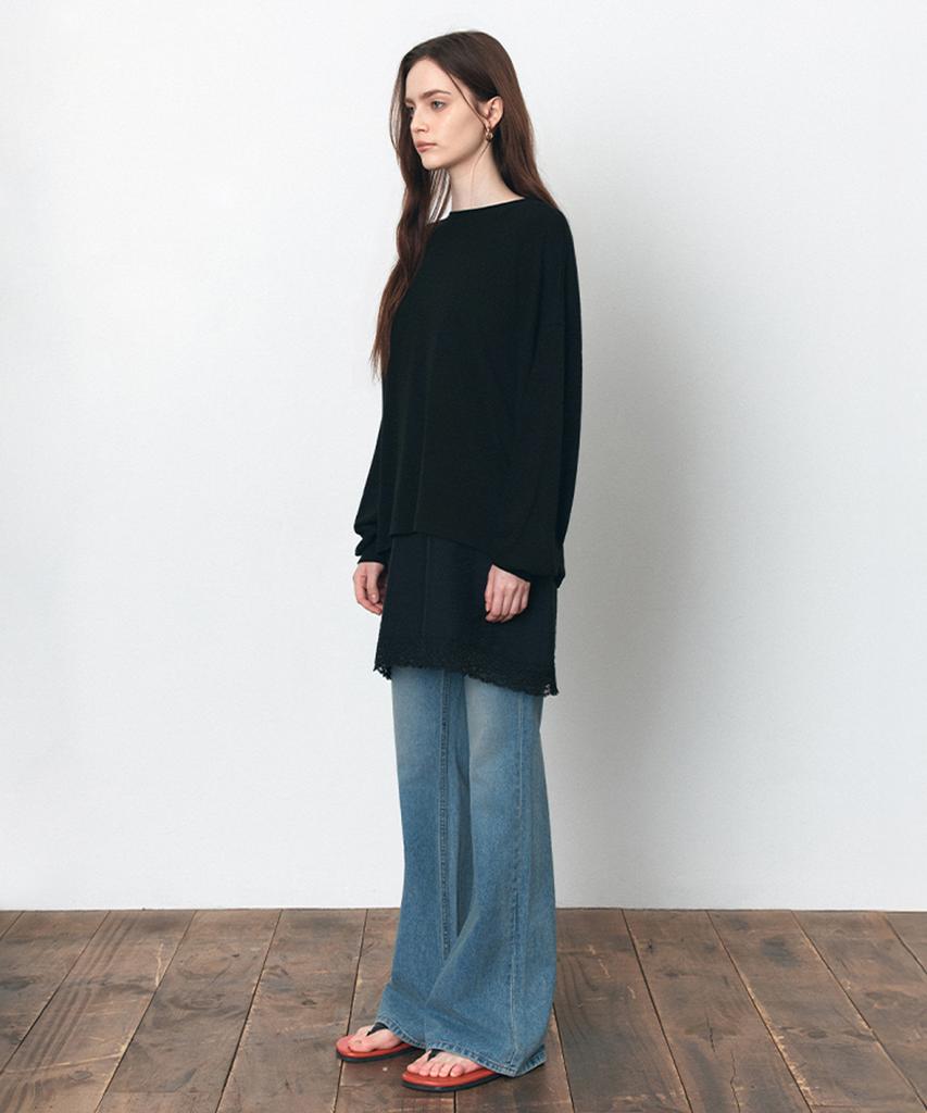 Siyajyu Sitp5243 Stingray Slub T-Shirt_Black