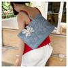 Casual Large-capacity Commuter Bag Women's New Embroidered Shoulder Bag Fashionable Portable Tote Bag