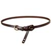 Cowhide Belt Women'S Leather Decorative Dress Fine Simple Casual With Sweater Knotted Women'S Belt