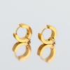 10pcs Stainless Steel Huggie Hoop Earrings Hooks Clips DIY Jewelry Punk Hiphop Making Supplies Accessories Ear Post Components