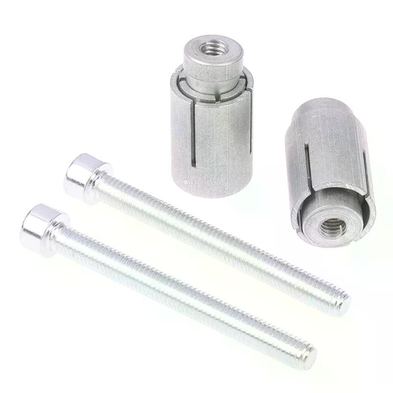 2Pcs/set Motorcycle Expansion Screw Handguard Handlebar End Plugs Screws Universal Handle Bar Expand Screw Moto Accessories