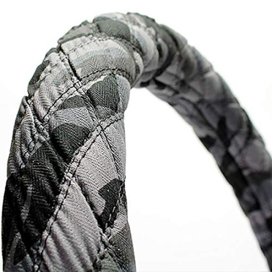 viz steering wheel cover camouflage black 2HM