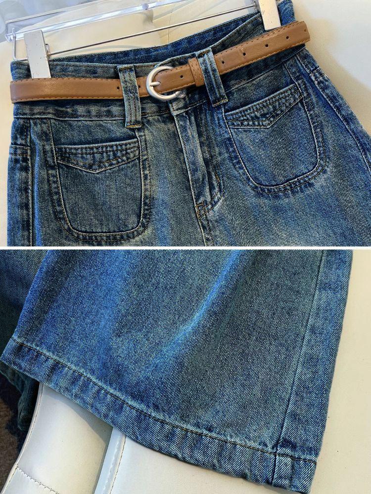 High-Waisted Wide-Leg Drape Jeans for Tall Women - Summer Slimming, Breathable, Non-Sticky Fabric