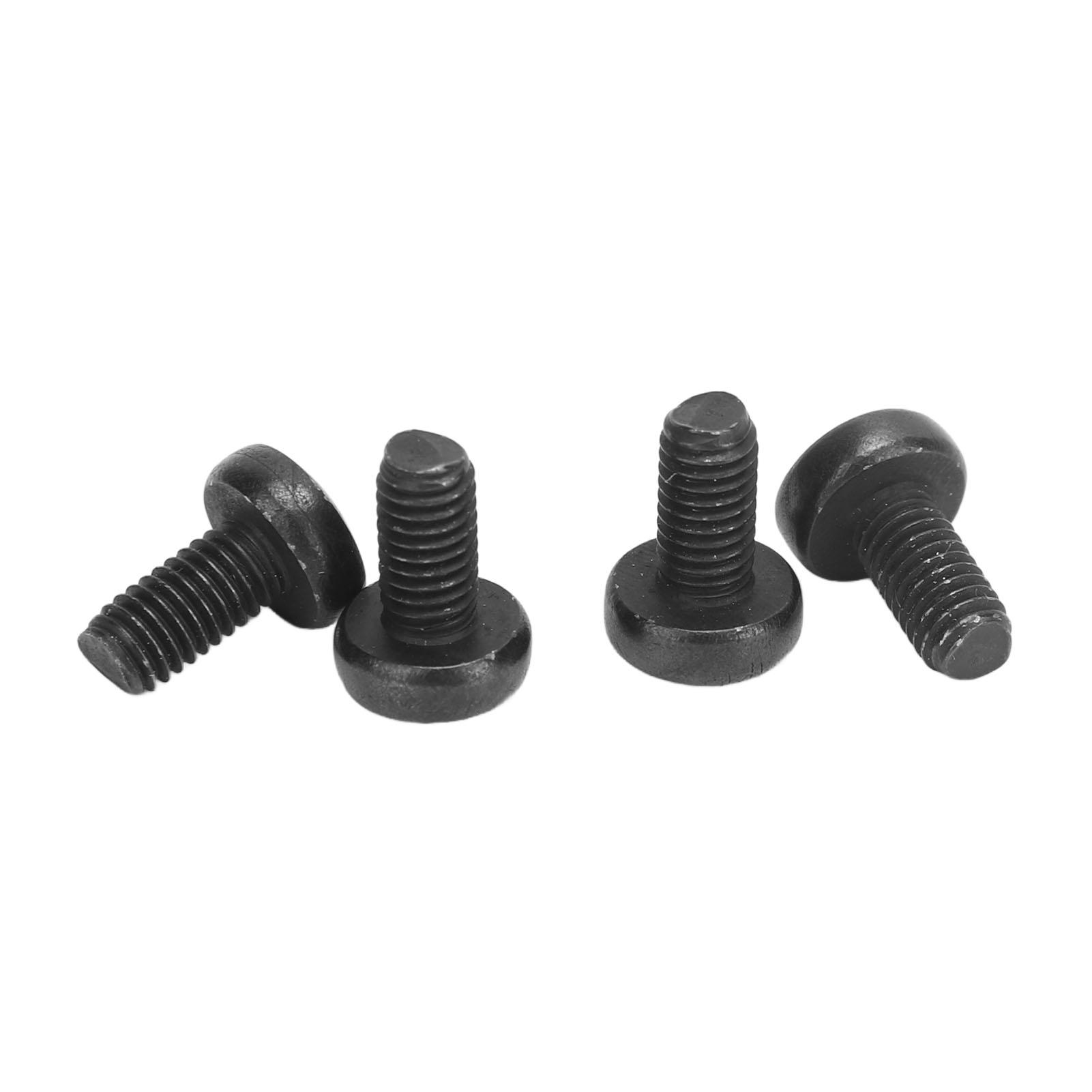 

4 Pcs License Plate Screws Stainless Steel Rustproof Car Tag Frame Fasteners for Model 3 Y with Metal Threaded Screw M5-0.8*10