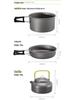 Outdoor Camping Cookware Set: Pots, Kettles & Tableware