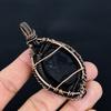 Shungite Pendant, Handmade Gemstone 999 Copper Wire Wrap Pendant Antique Jewelry, For Gift Copper Jewelry