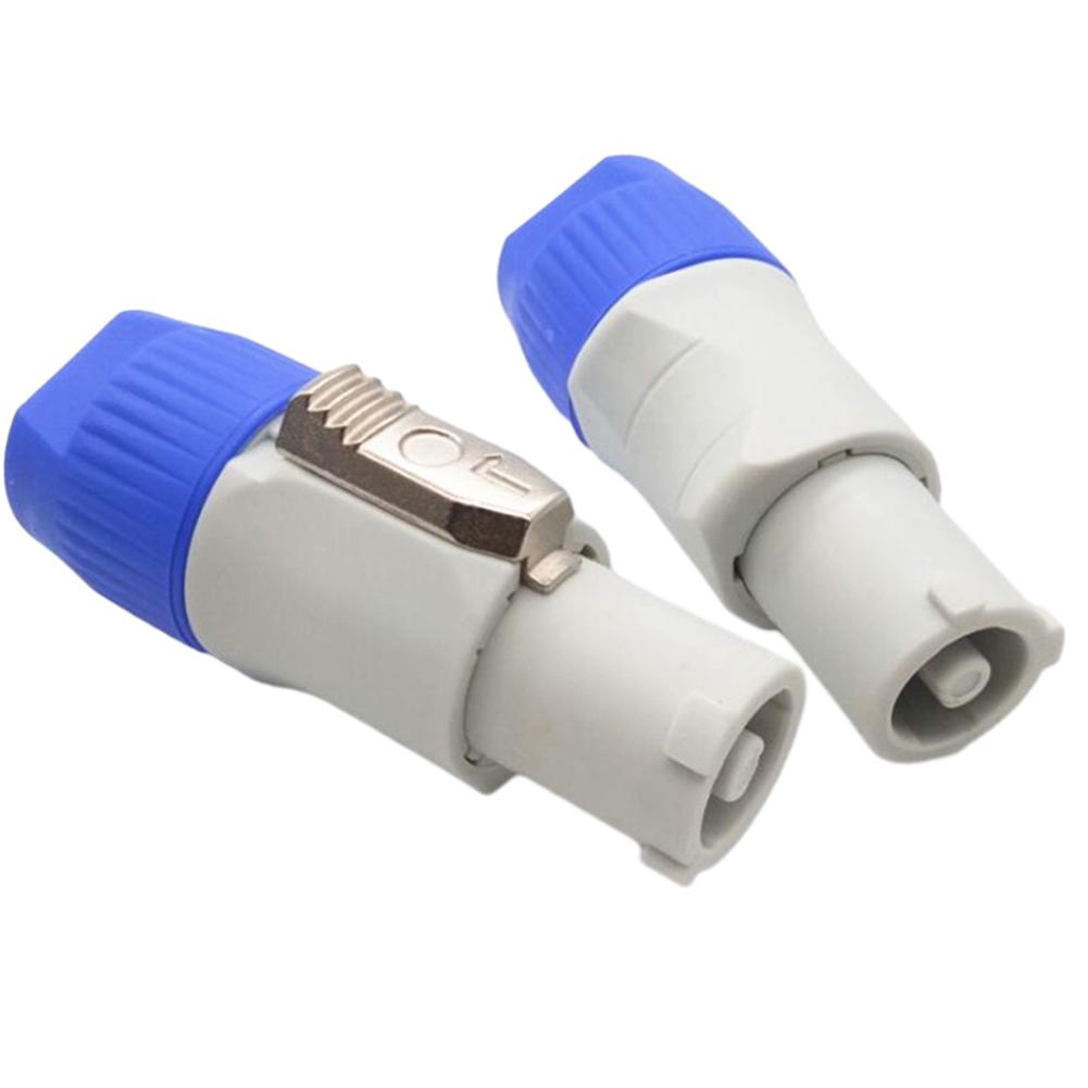 10PCS 3-Pin Male Power Connector AC Cable 20A 250V Power Plug Adapter For DMX Signal Stage Lights, Moving Head Lights