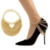 Long Tassel Punk High Heels Anklet Metal Chain Punk Layered Anklet Chains  Wedding Party