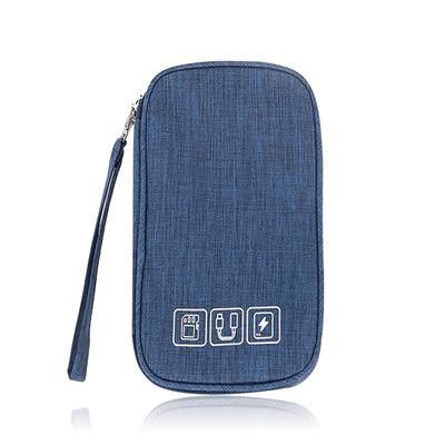 ALLVD Large Capacity Storage Pouch for PC Accessories and Business and More Perfect for Mobile USB Flash and Chargers Three-Layer Gadgets, Travel,