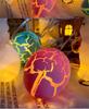 LED Crackled Egg Easter String Lights with Rabbit Eggshell Shapes