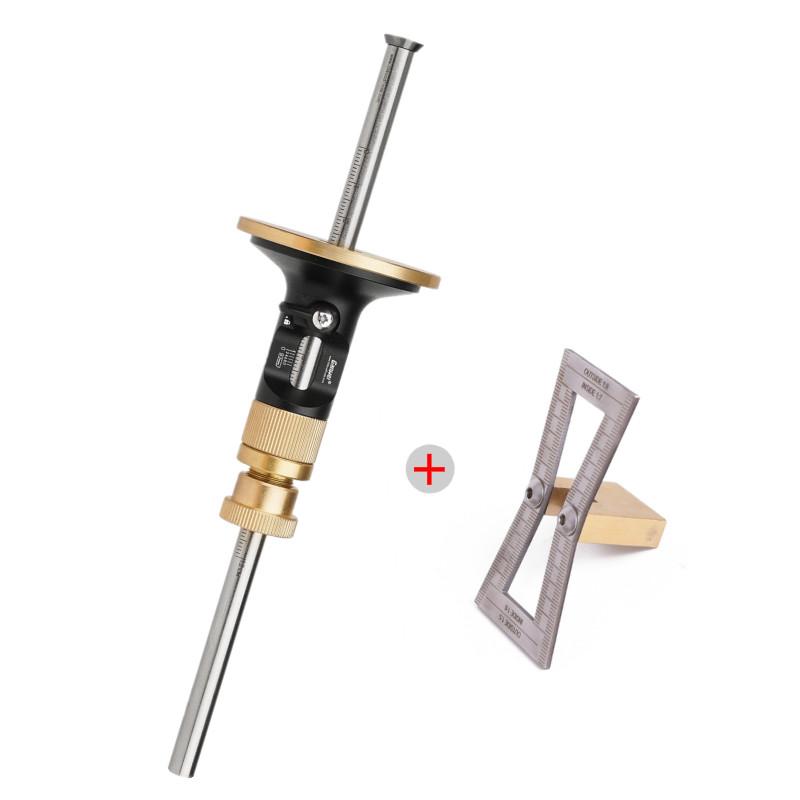 Dovetail Jig Wheel Marking Gauge Tool Set Woodworking Scriber Aluminum Alloy Linear Drawing Mortise Measuring Ruler Wood Joints