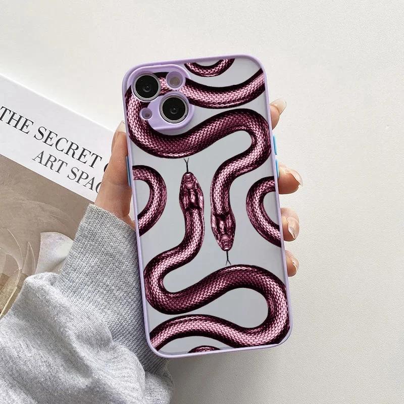 

Роскошный черный золотой змеиный матовый чехол для телефона для Iphone 16 Pro Max 13 1Pro Max 14 15 Pro Max 11 12 X XS XR Ударопрочный силиконовый чехол iPhone 15