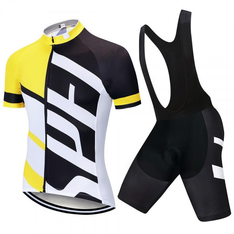 Mens Cycling Jersey Shorts Set Breathable Bike Apparel Road Mountain Biking