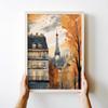Plakat Illustration Paris Herbst