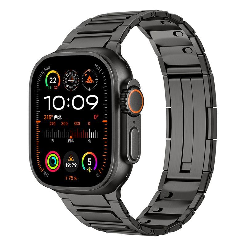 Metal Strap For Apple Watch Ultra 3-2-1 49mm 11 10 46mm 42mm Quick-release Bracelet Belt iWatch 9 8 7 6 5 SE 45mm 44mm 41mm Band