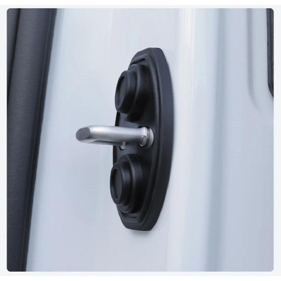 4PCS Silicone Car Door Latch Guard Cover Universal Upgrade Car Door Lock Protector Noise Reduction
