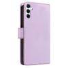 For Samsung Galaxy A16 4G/5G Case RFID Blocking PU Leather Wallet Flip Phone Cover with Wrist Strap