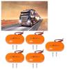 5pcs 6LED 12V Side Marker Indicators Lights for Truck Trailer Practical Accessory