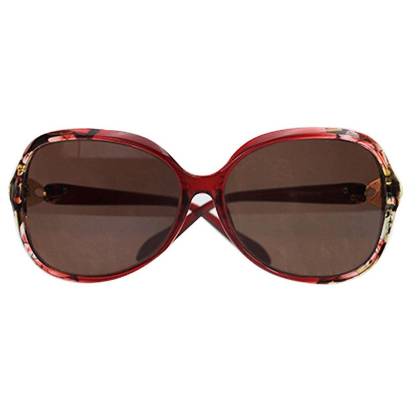 Women's Trendy Oversized Sunglasses with Crystal Stone Lenses