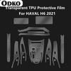 For HAVAL H6  Car Interior Center Console Transparent TPU Protective Film Anti-scratch Repair Film Accessories Refit