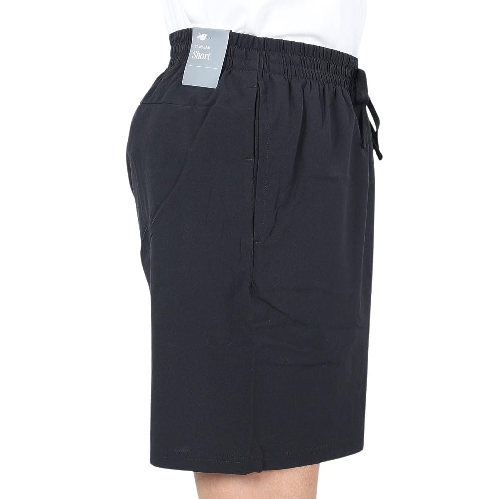 New Balance Run Shorts BK L [New Balance] Men's Shorts, 7-inch (without Innerwear) (MS41234) (Black)