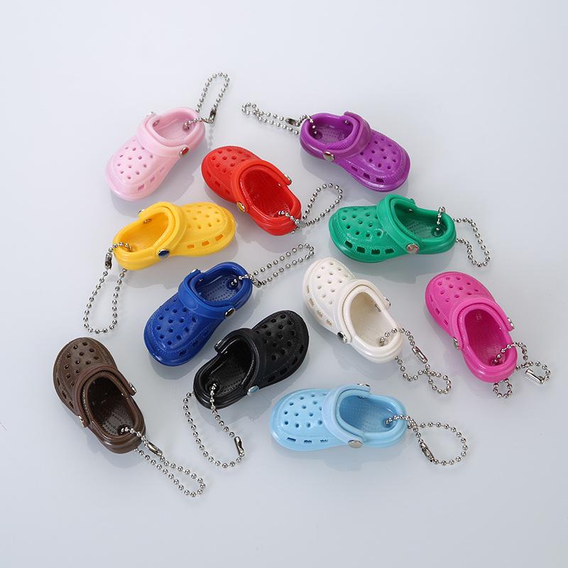 Cute Mini Slipper Charms: Versatile Couple Keychain Accessories
