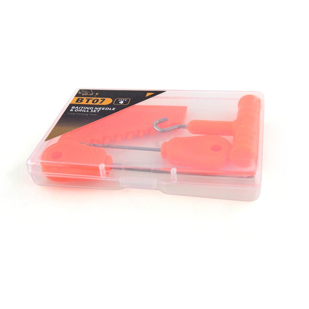 Fishing Baits Rig Tool Kits Carps Fishing Baits Needle with Box Baiting Rigging Needle Driller Fishing Baits Tool