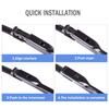 Wiper Blades For VW Passat B7  2012-2015 Front  Windshield Clean Window Windscreen Auto Parts Car Rain Brushes 24''+19'