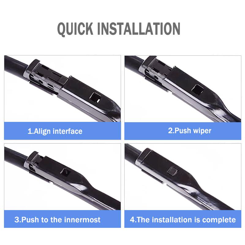 Wiper Blades For VW Passat B7  2012-2015 Front  Windshield Clean Window Windscreen Auto Parts Car Rain Brushes 24''+19'