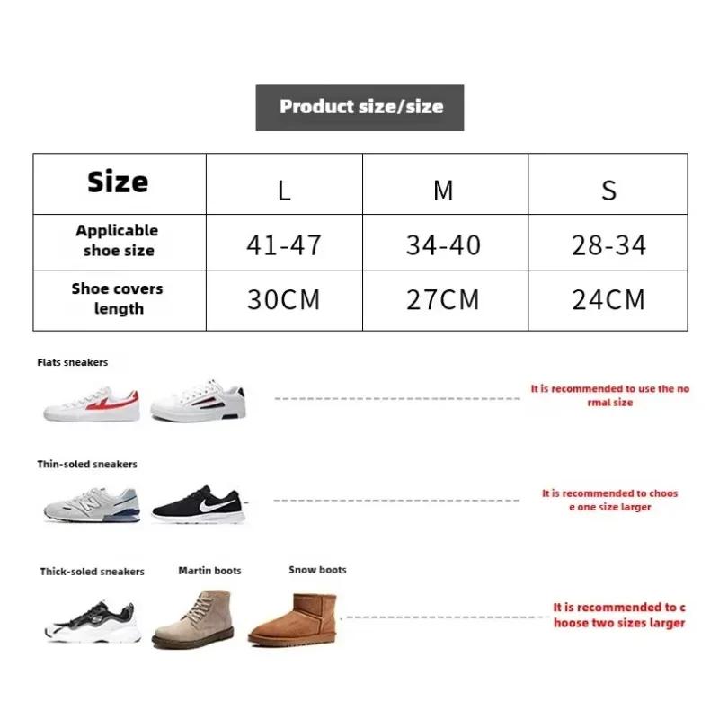 Rubber Rain Shoe Cover Reusable Non-Slip Rain for Outdoor Use,Silicone Waterproof Shoe Covers Rainy Day Shoe Rain Boot Cover