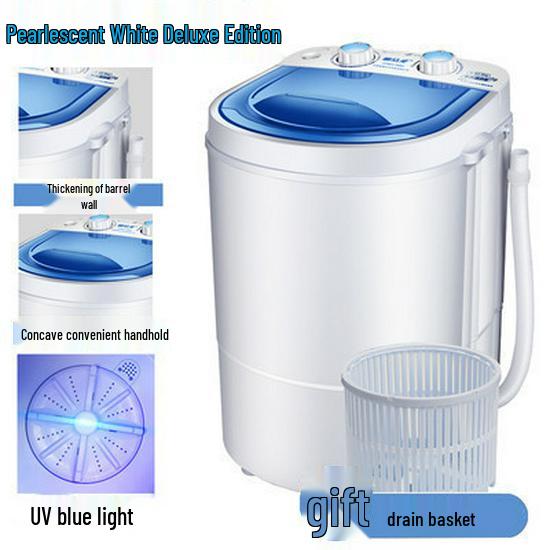 Compact Semi-Automatic Washing Machine for Baby and Household Laundry