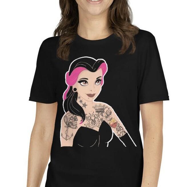 

Punk Goth Emo Princess Goth Girl Short-Sleeve Scene Kid T-Shirt 4XL