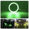 1Pair COB Angel Eyes Halo Rings For LED Car Motorcycle Scooter Headlights 12V With Cover