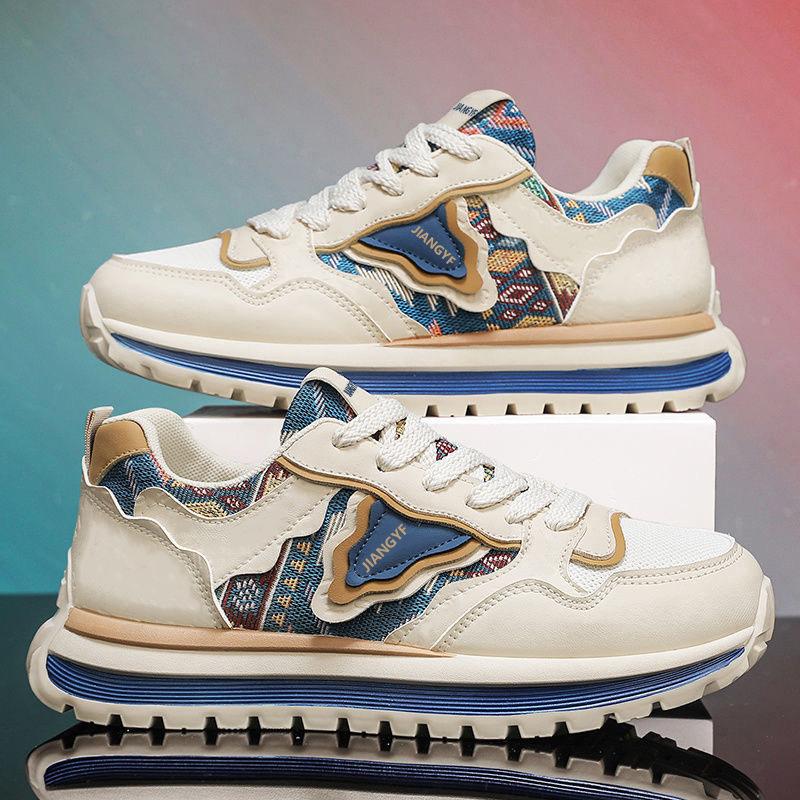 

Men s shoes new spring casual lightweight sports trendy shoes running travel shoes platform shoes 44