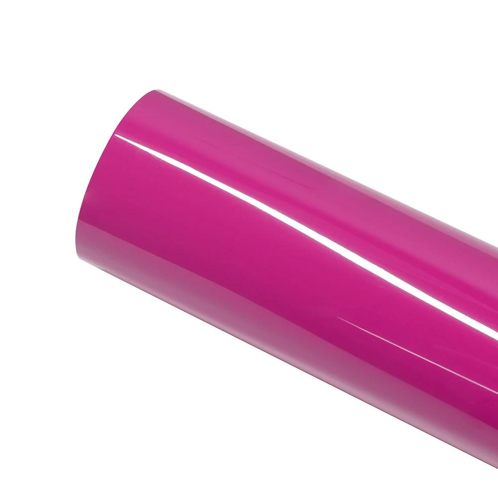 

Ultra Gloss Magenta PET Car Sticker Bubble Free Vinyl Film Auto DIY Decal Vehicle Body Self Adhesive Sticker Car Accessories 50x152cm