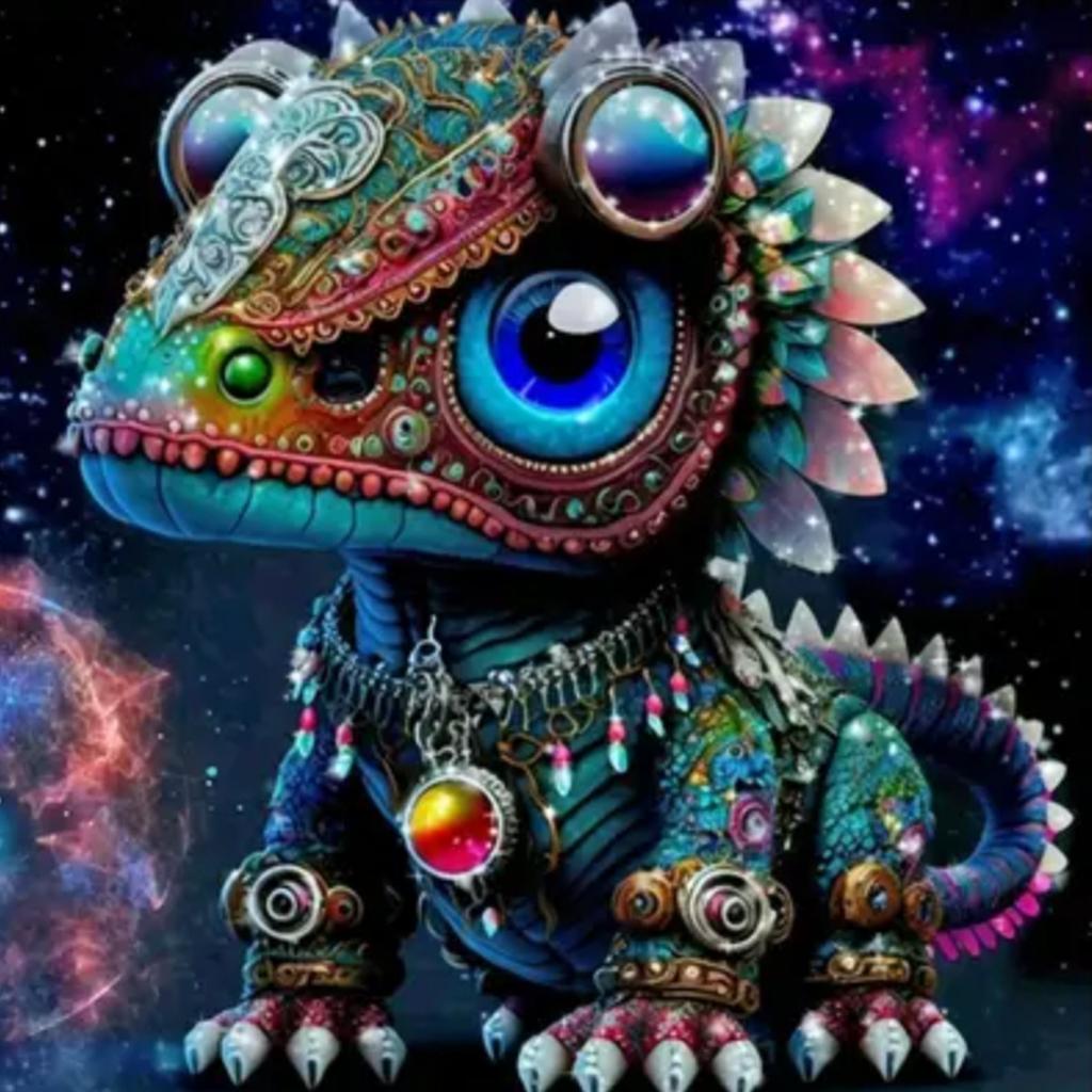 5d diamond painting new full diamond cartoon small animal living room handmade crystal point sticker diamond brick sticker cross stitch