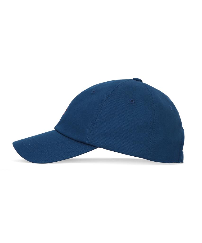 Eondeokeonteulol Cotton Logo Ball Cap Serif Udc / Authenic Bb / Carm Blue