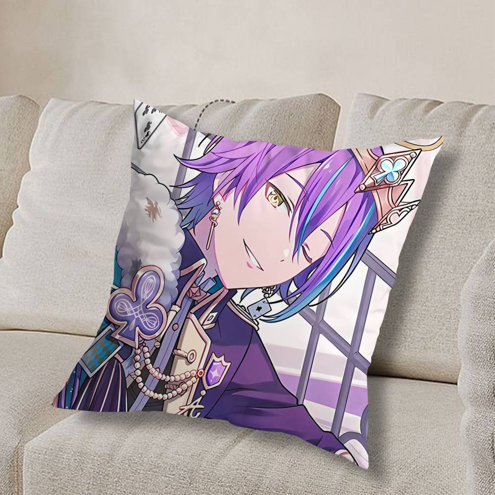 R-Rui Project Sekai Kamishiro  Pillow Case Sofa Living Room Bedroom Headboard Backrest Cushion Square Cushion Nap Time