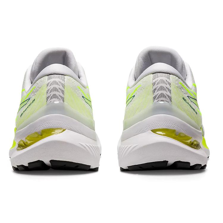 New Asics Gel Kayano 29 White Velvet Pine Safety Yellow Women's 1012B272-100