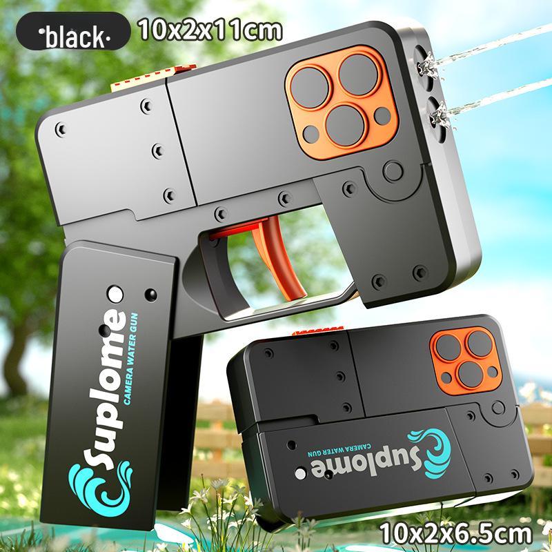 Creative Apple Transforming Water Gun Toy for Boys - Long-Range Manual Squirt Gun, Perfect Children's Day Gift